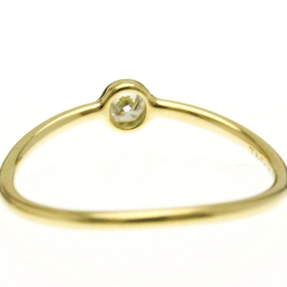 TIFFANY 18k Gold Diamond Ring - Picture 7 of 10